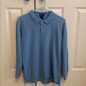 Blue Ralph Lauren Long Sleeve Polo
